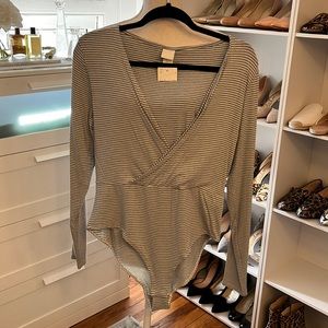 NWT H&M Wrapover Bodysuit
